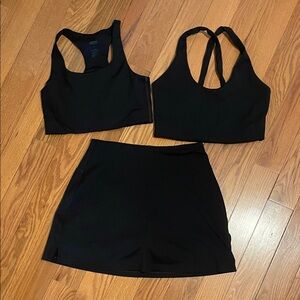 Girlfriend Collective Bundle - Two sports bras and skort